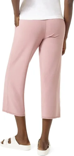 Vista 2 de HUE Pantalón corto de pierna ancha con bolsillos para mujer