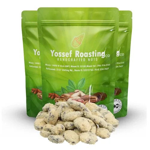 Vista 7 de Caramelo de nuez cubierto en mitades deliciosamente decadentes – Certificado Kosher – 3 bolsas, 5 onzas cada uno (cacao)