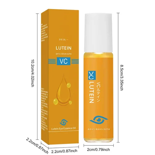 Vista 8 de 3 piezas de aceite de esencia de luteína para ojos, nueva actualización VC Luteína antiarrugas, aceite para ojos Ruy, bolsas para mejorar los ojos