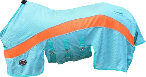 Vista 12 de CHALLENGER 78" caballo malla ligera verano hoja primavera flujo de aire blanco 73408B