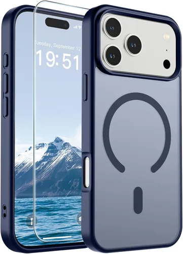 Vista 258 de SUPFINE Funda magnética para iPhone SE 2022 (3ª)/2020 (2ª), iPhone 8 (compatible con MagSafe) (protección contra caídas de grado militar), funda