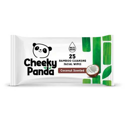 Vista 12 de The Cheeky Panda Paquete a granel de toallitas húmedas de limpieza facial 24 paquetes de 25 toallitas desmaquillantes desechables perfumadas