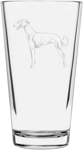 Vista 63 de Podenco Canario - Vaso de pinta de 16 onzas con temática de perro personalizado