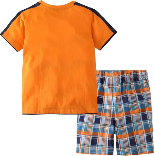 Vista 2 de Little Bitty - Conjunto de camiseta y pantalones cortos de algodón de manga corta para niños (2-7 años) (personalizable)