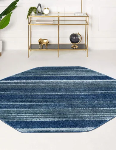 Vista 7 de Unique Loom Gemstone Collection - Alfombra de área - Topacio (2' x 5' 11" corredor, marfil / marrón)