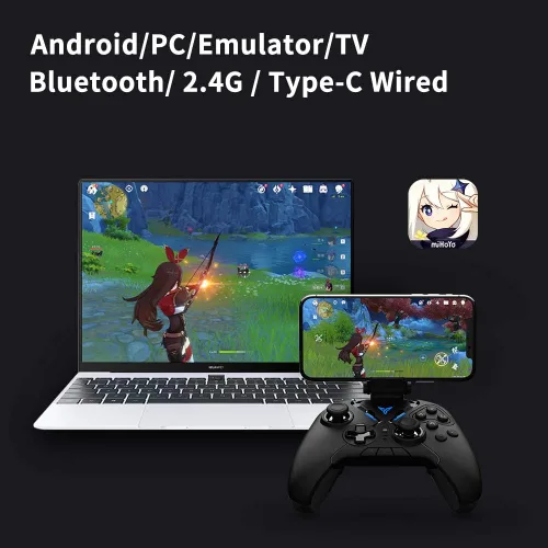 Vista 6 de FLYDIGI Apex Series 2 - Controlador multiplataforma, rueda arrastrable creativa. Compatible con Android, tableta, PC, TV Box, etc., detección