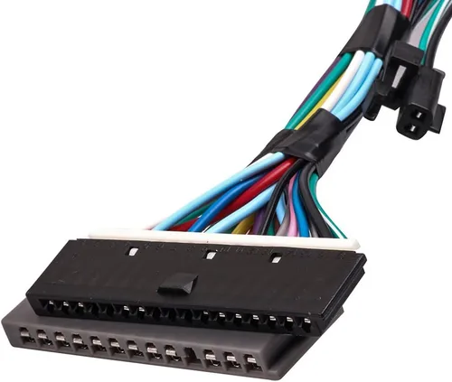 Vista 5 de OCPTY Interruptor combinado multifunción: señal de giro, arandelas de limpiaparabrisas, peligro, control de crucero - negro, actuador de botón