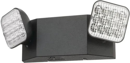 Vista 4 de Lithonia Lighting EU2 LED Luminaria de Emergencia LED de 2 Luces Blancas con 90 Minutos de Reserva