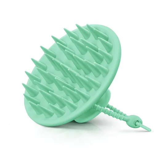 Vista 15 de HEETA Masajeador de Cuero Cabelludo para el Crecimiento del Cabello, Exfoliador de Cuero Cabelludo con Cerdas Suaves, Diseño de Silicona Integrado