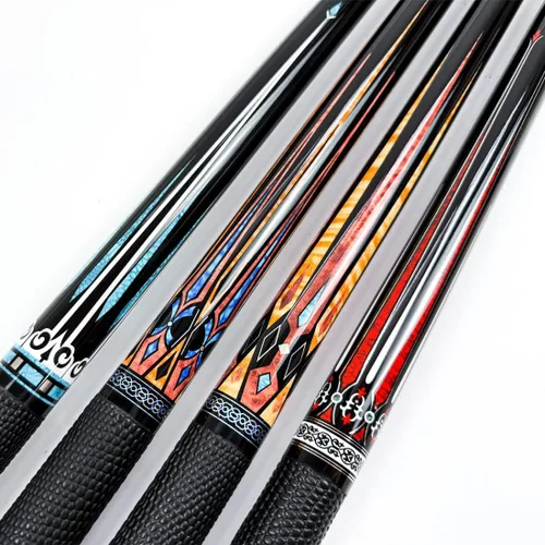 Vista 9 de Carbon Fiber Pool Cue Stick 11.5mm 12.5mm Low Deflection Pool Stick with Wood Butt Professional Cue Stick with Adjustable Extension