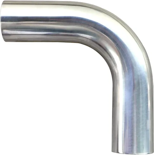 Vista 10 de 1" (25mm) OD 45 Grados Tubo de Codo de Aluminio, Tubo Intercooler, Tubo de Toma de Aire, Radio 1.5D, Tubo de Aleación de Aluminio, Alto Pulido