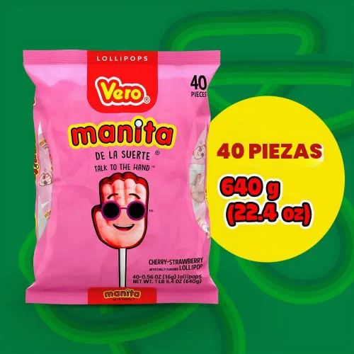 Vista 6 de Vero Manita dulces, 40 piezas