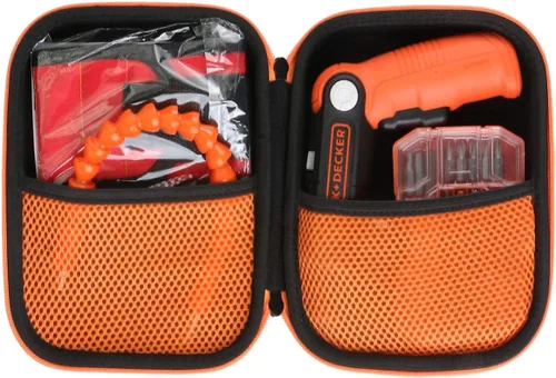 Vista 4 de Aenllosi Estuche de transporte duro de repuesto para destornillador inalámbrico BLACK+DECKER 4V MAX BDCSFL20C