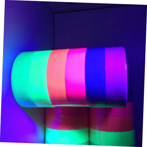 Vista 8 de EXCEART 6 rollos de cinta reflectante de fluorescencia