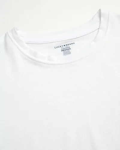 Vista 3 de Lucky Brand Camisetas para hombre Camisas de manga corta con cuello redondo para hombre Camisetas casuales suaves y elásticas para hombre (S-XL)