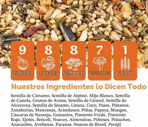 Vista 3 de Dr. Harvey's Mezcla de cacatúa colosal para cacatúas (4 lb)
