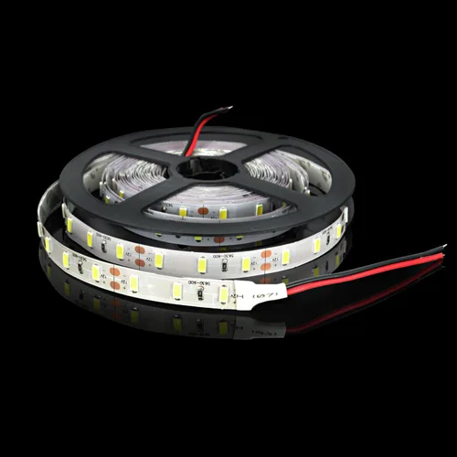 Vista 2 de Tira de luces led Rayhoo de 197 in SMD 5630, impermeable, CC 12 V 60 W, color blanco/blanco cálido, Blanco no resistente al agua