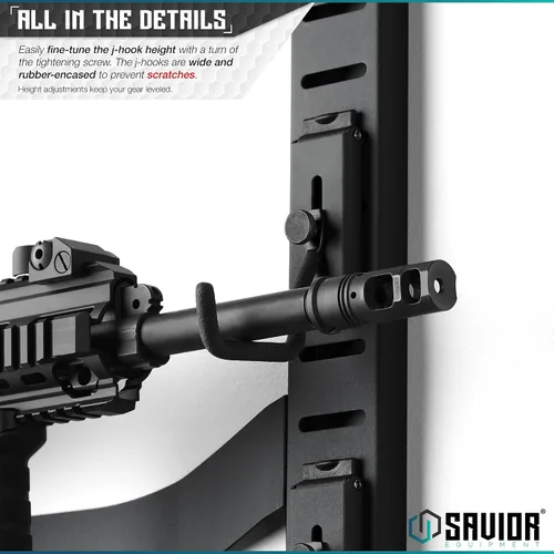 Vista 4 de Savior Equipment Sistema de rack de pared de acero resistente, paneles de pared de acero resistente, almacenamiento de montaje en pared, 5 o 10