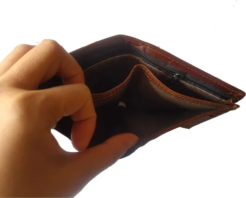 Vista 66 de Hombres Cool Eagle Wolf Caballo Totem Cuero Vaca Vertical Cartera Cremallera Multi-tarjeta Titular, Tótem de caballo, Minimalista