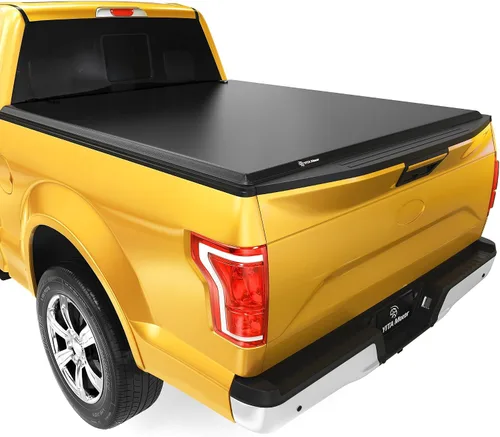 Vista 18 de YITAMOTOR Cubierta enrollable suave para caja de camioneta compatible con Ford F-150 2009-2014 de 5.5 pies Cubierta suave para caja de camioneta