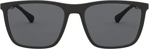 Vista 2 de Emporio Armani Gafas de sol redondas de moda para hombre