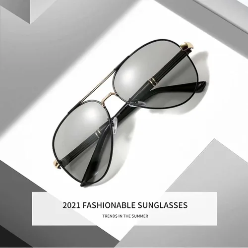 Vista 6 de Keji Gafas de sol de aviador para hombres y mujeres, polarizadas con protección UV, ligeras, para conducir, pesca, deportes y hombres, lentes de sol