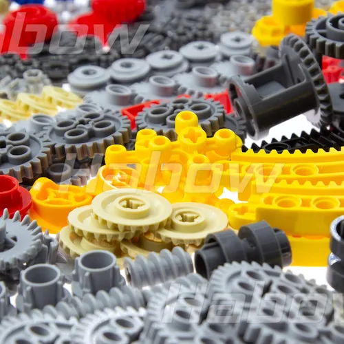 Vista 5 de Habow 233pcs Technic Gears Kit, Assorted Gear Set for MOC Technic Building