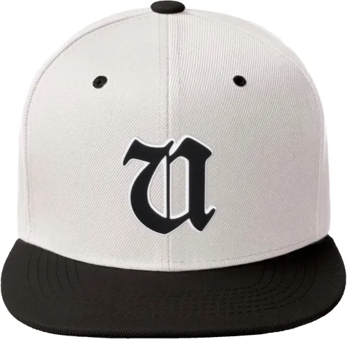 Vista 1541 de Daxton Gorra clásica con visera de billete plano con letras del alfabeto inglés antiguo de la A a la Z
