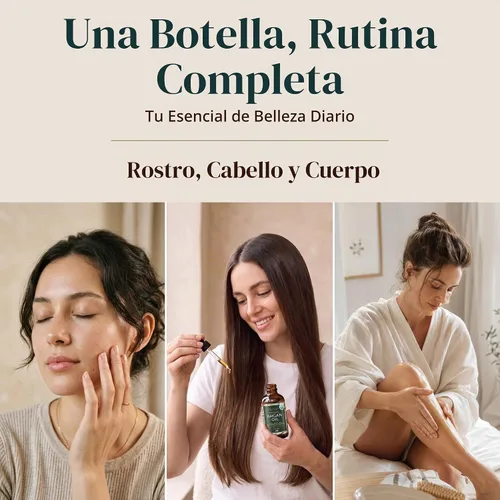 Vista 3 de Aceite de argán orgánico para el cabello, la cara y la piel, 100% puro