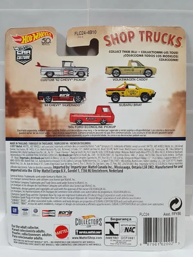 Vista 2 de Hot Wheels Vehículo de recogida Ford Econoline de los años 60