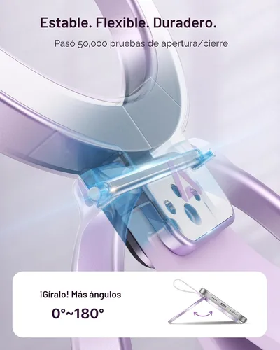 Vista 3 de andobil [2025 Estabilidad Sin Igual] Soporte Magnético para Teléfono con Anillo de Agarre para MagSafe Compatible con Accesorios MagSafe para iPhone