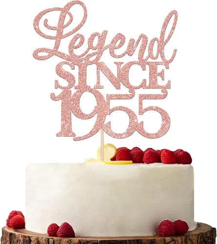 Vista 48 de Rsstarxi 1 paquete de decoración de pastel con purpurina de leyenda desde 2012 para decoración de tarta de cumpleaños 13 años para decoración