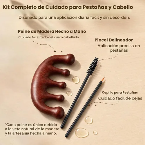 Vista 5 de Aceite de ricino orgánico prensado en frío USDA para cabello, pestañas