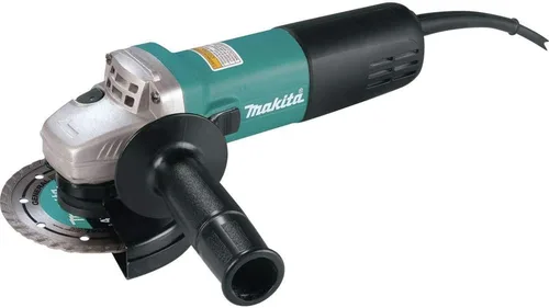 Vista 2 de Makita 9557NB Amoladora angular de 4-1/2 pulgadas, con interruptor AC/DC, Azul verdoso