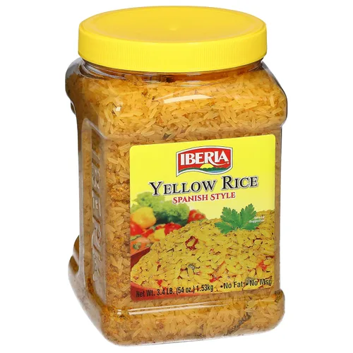 Vista 4 de Iberia Arroz amarillo estilo español, 3.4 libras.