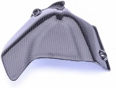 Vista 3 de Bestem Cubierta de piñón de fibra de carbono 100% para Ducati 848 1098 1198 Plain Weave