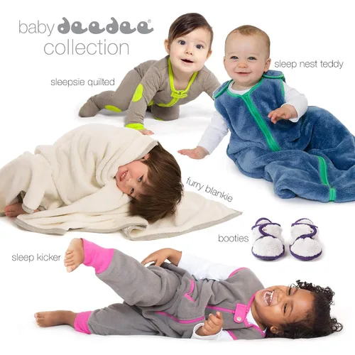 Vista 8 de baby deedee Pijama de terciopelo de manga larga sin pies, 1 pieza, algodón, 3-6 meses