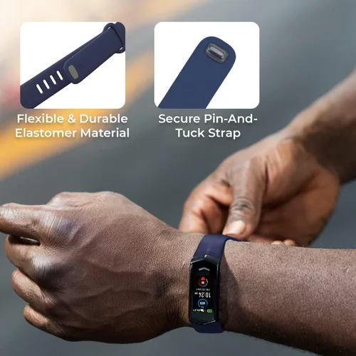 Vista 4 de Kore 2.0 Elite Fitness Tracker - Correa de repuesto para reloj de fitness suave y cómoda