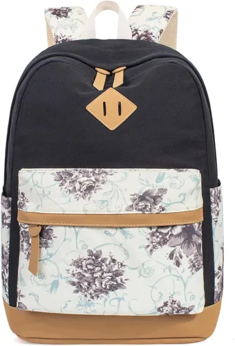 Vista 2 de Leaper Mochila escolar linda para niñas: bolsas de lona Kawaii para niñas de 10 a 12 años - Mochilas de viaje para laptop para adolescentes