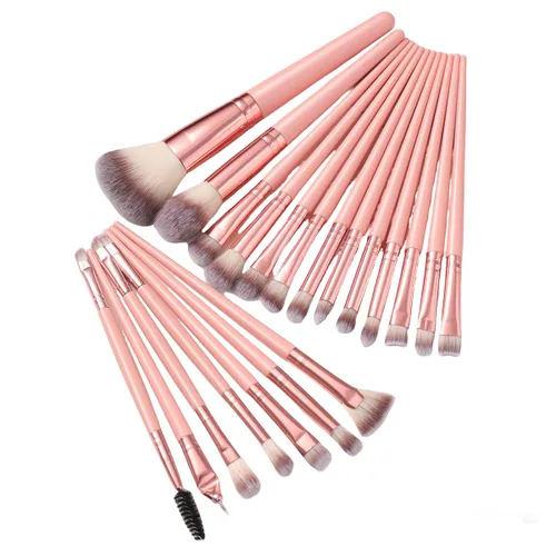 Vista 7 de KOLIGHT - Juego de 20 cepillos de maquillaje, brochas de maquillaje para sombra de ojos, delinear, para cejas, labios, nariz, para aplicar polvos