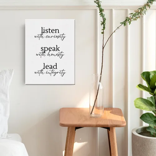Vista 27 de Lienzo cristiano inspirador para pared, enmarcado, regalos religiosos positivos, pinturas en lienzo, póster de versículo bíblico para el hogar