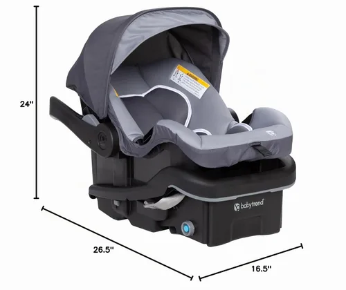 Vista 12 de Asiento de auto infantil Baby Trend EZ-Lift PRO, Gris Dash