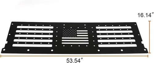 Vista 3 de G-PLUS Tabla de Placa de Almacenamiento, Compatible con Modelos de Puerta Trasera de Toyota Tacoma 2005-2015 (2ª Gen) Placa de Acero de Refuerzo