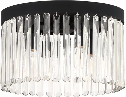 Vista 9 de Crystorama Emory - Soporte empotrado dorado moderno con 4 luces