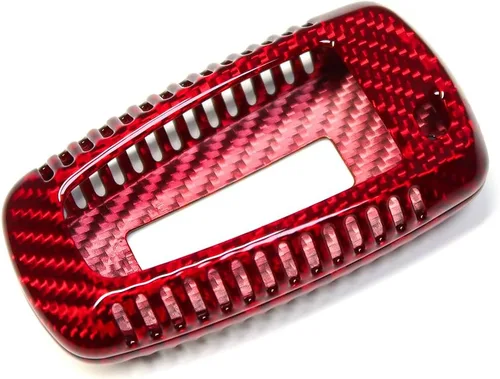 Vista 9 de Cubierta de llavero de fibra de carbono para Ford F-150 F150 Bronco Raptor R Off-Road 2018 2019 2020 2021 2022 2023 2024, Solo para Raptor, Estuche