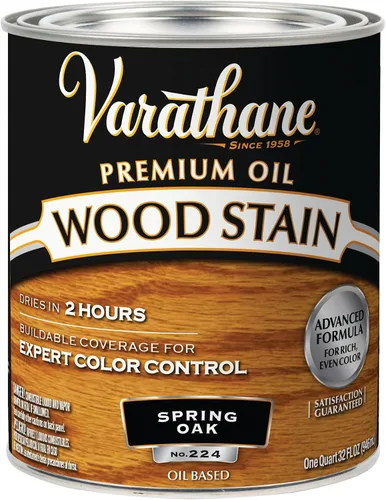 Vista 35 de 1 cuarto de galón Rust-Oleum Brands 211728H Gunstock Varathane - Tinte para madera interior a base de aceite (paquete de 2)