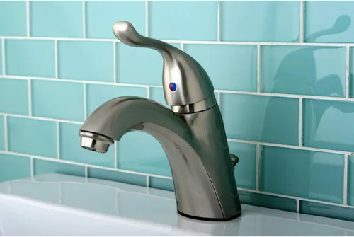 Vista 3 de Kingston KB6408YL - Grifo de baño de un solo orificio, níquel cepillado cepillado níquel