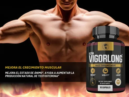 Vista 3 de Ultra VigorLong Suplemento Fórmula Avanzada, Ultra Vigor Long para Hombres, Cápsulas Ultra Vigorlong, 180