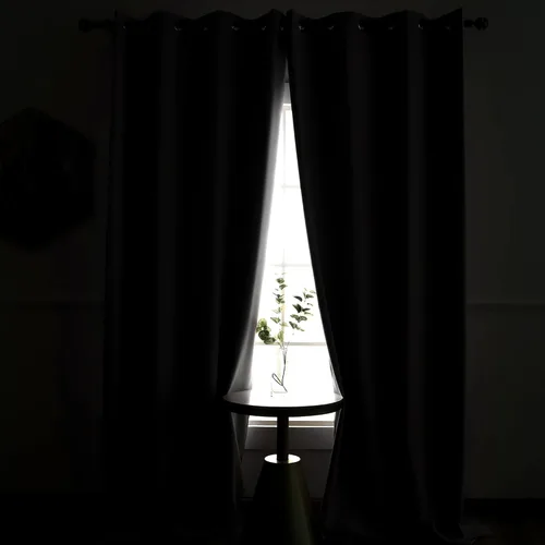 Vista 6 de YGO Cortinas extra anchas para ventanas de sala de estar, cortinas de oscurecimiento con ojales en la parte superior, para dormitorio, 2 paneles