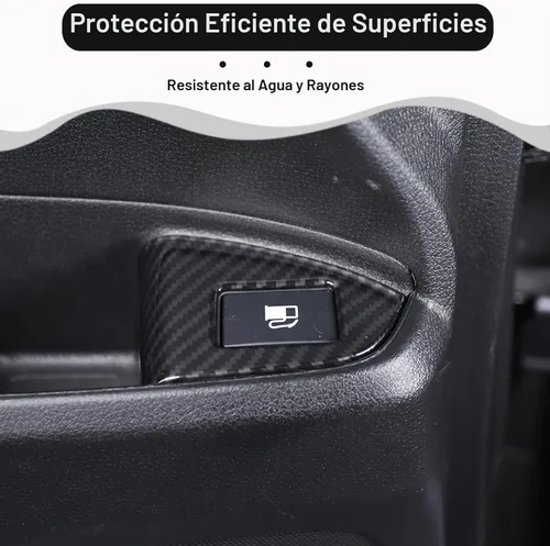 Vista 3 de Marco de botón de interruptor de tapa de depósito de combustible para Honda Pilot 2016-2022/Ridgeline 2017-2023/Passport 2019-2023, accesorios